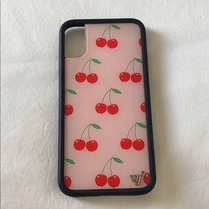 iPhone X wildflower cherry case
